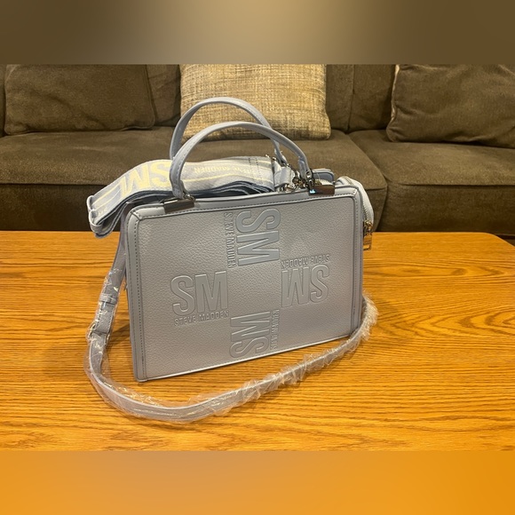 Steve Madden Handbags - Steve Madden BMateo Satchel Blue Glaze Tiktok NEW Trending Viral Bag NWT HOT